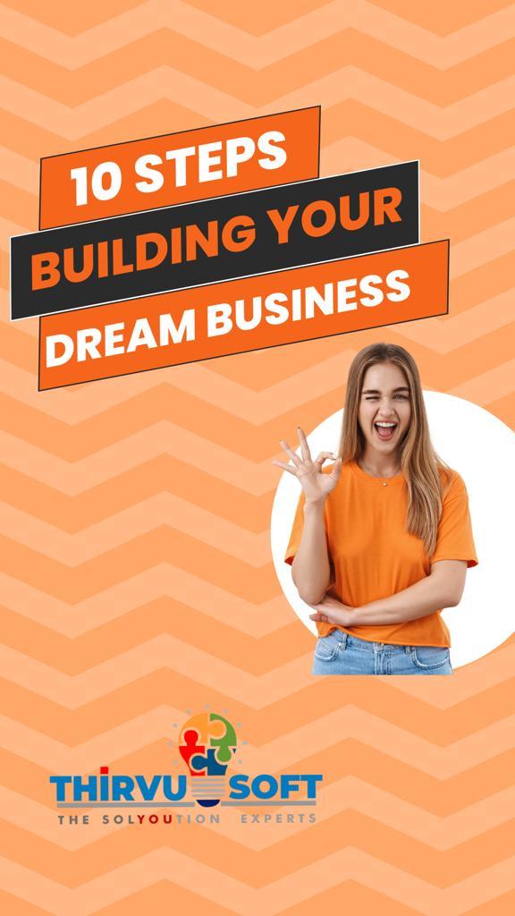 10 steps building your dream business - Cover Image